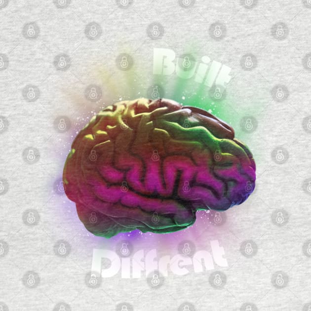 Built differet brain, neurodivergent rainbow by AdishPr